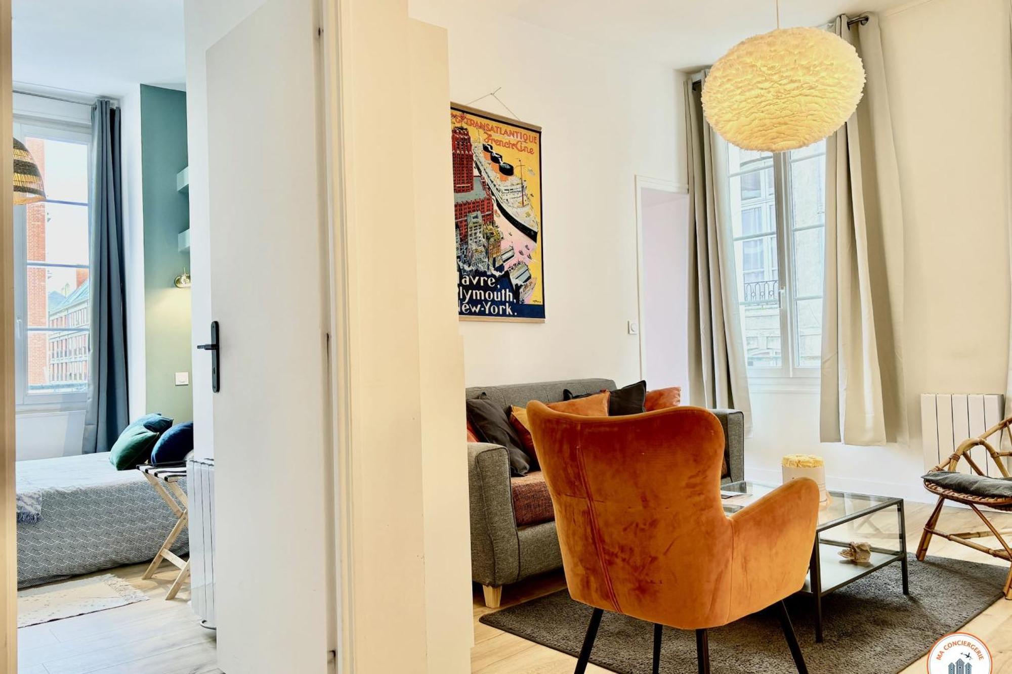 Appartement L'Oasis Havrais - Centre Historique à Le Havre Extérieur photo